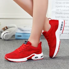 Tenis feminino; модная женская обувь на шнуровке, красного цвета спортивная обувь для Для женщин кроссовки светильник круглый обувь на плоской подошве с поперечным Ремешком теннисная женская обувь открытый тренажерный зал