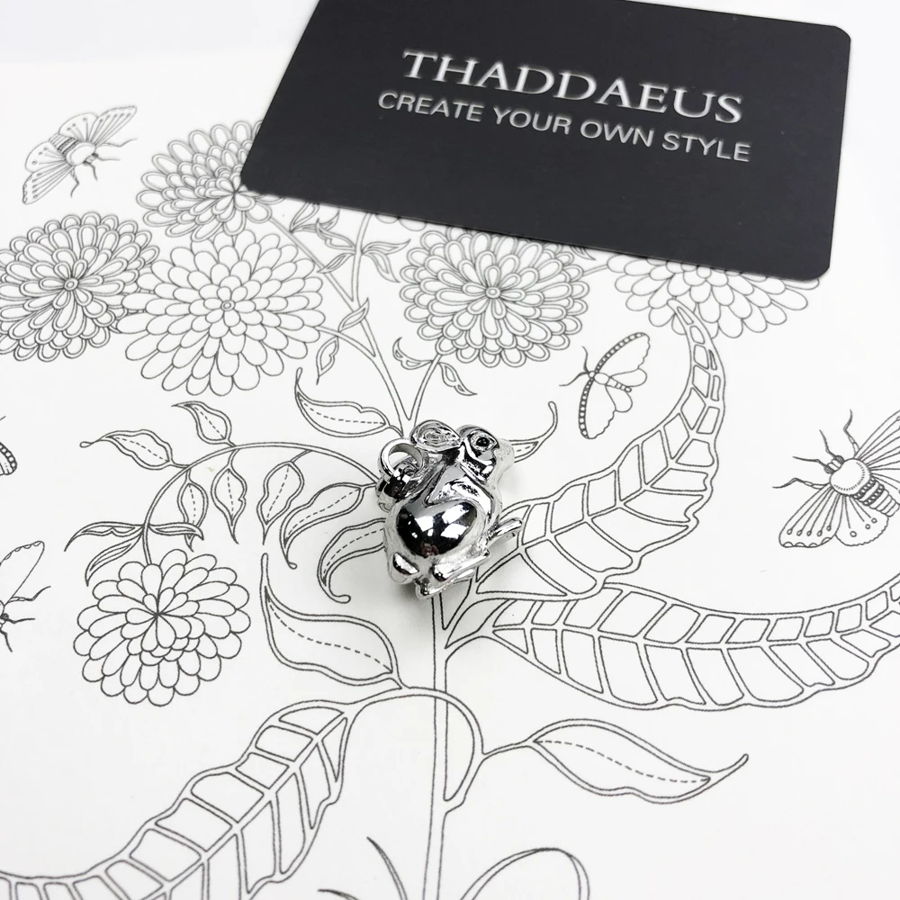 Кулон кролик модная Милая бижутерия из серебра 2019 пробы европейская милые