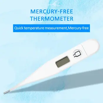 

SOLEDI White Accurate Thermometer Baby Family Pro Care Security The Thermometer Armpit LED Fast Beauty Mouth Adult