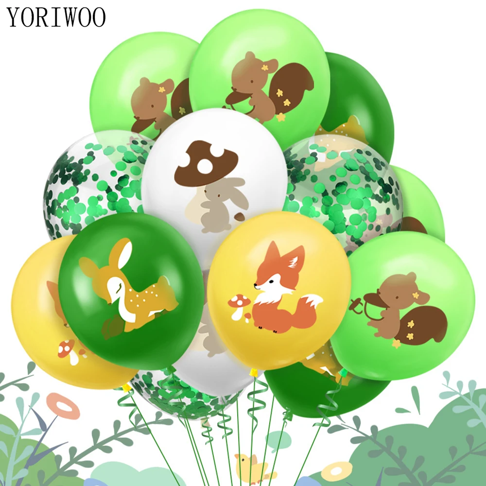 YORIWOO 15 шт. искусственный мультяшный шар из латекса кролик джунгли украшения для