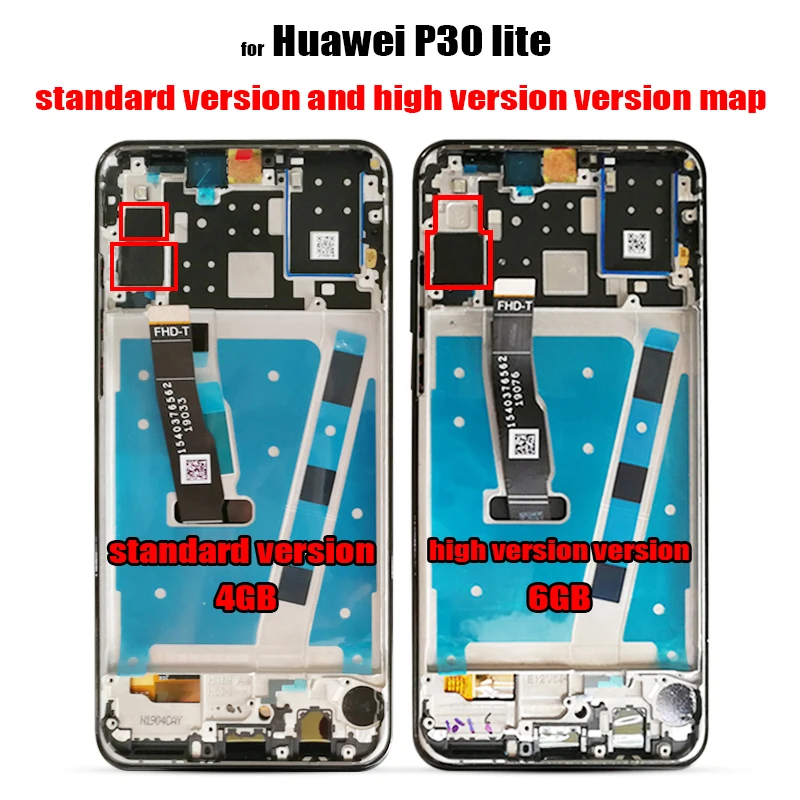 6,15 дюймов для huawei p30 lite/nova 4e ЖК-дисплей MAR-LX1M MAR-LX2 кодирующий преобразователь сенсорного экрана в сборе Запчасти+ Инструменты