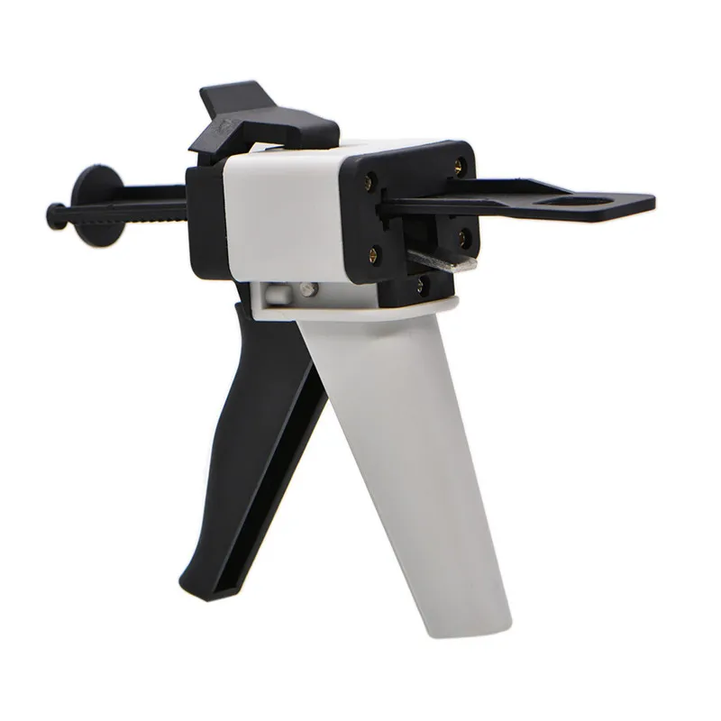 Dental Impression Mixing Dispensing Gun Universal Dispenser 1:1 /1:2 Silicon Rubber 10:1 50ml Dentist Tools | Дом и сад