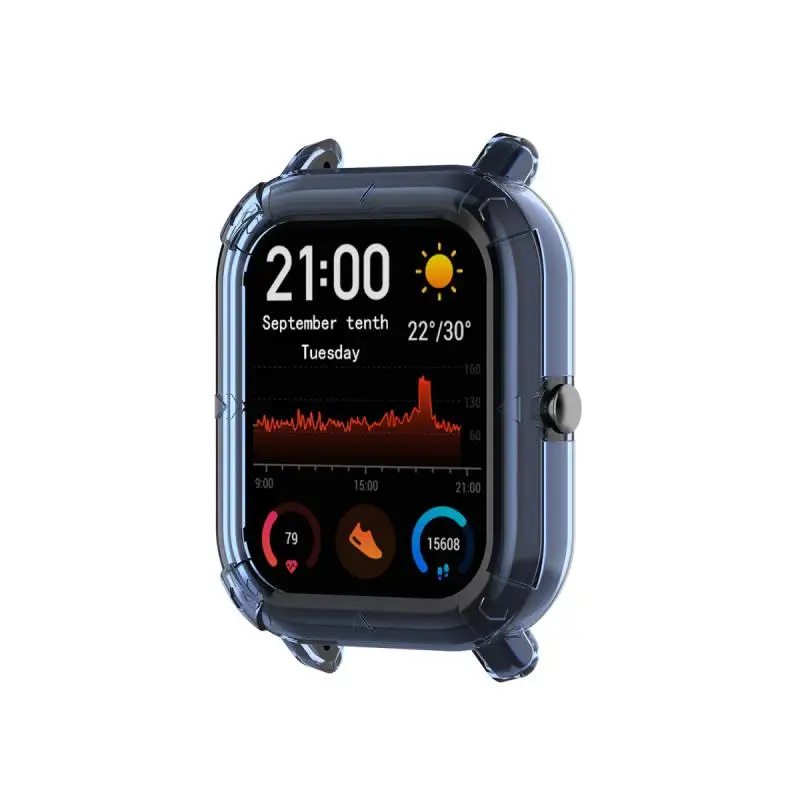 2 шт./упак. наручные часы, аксессуары для наручных часов Amazfit GTS чехол Обложка Смарт-часы ТПУ бампер протектор чехол для смарт-браслета Amazfit GTS Защитная крышка