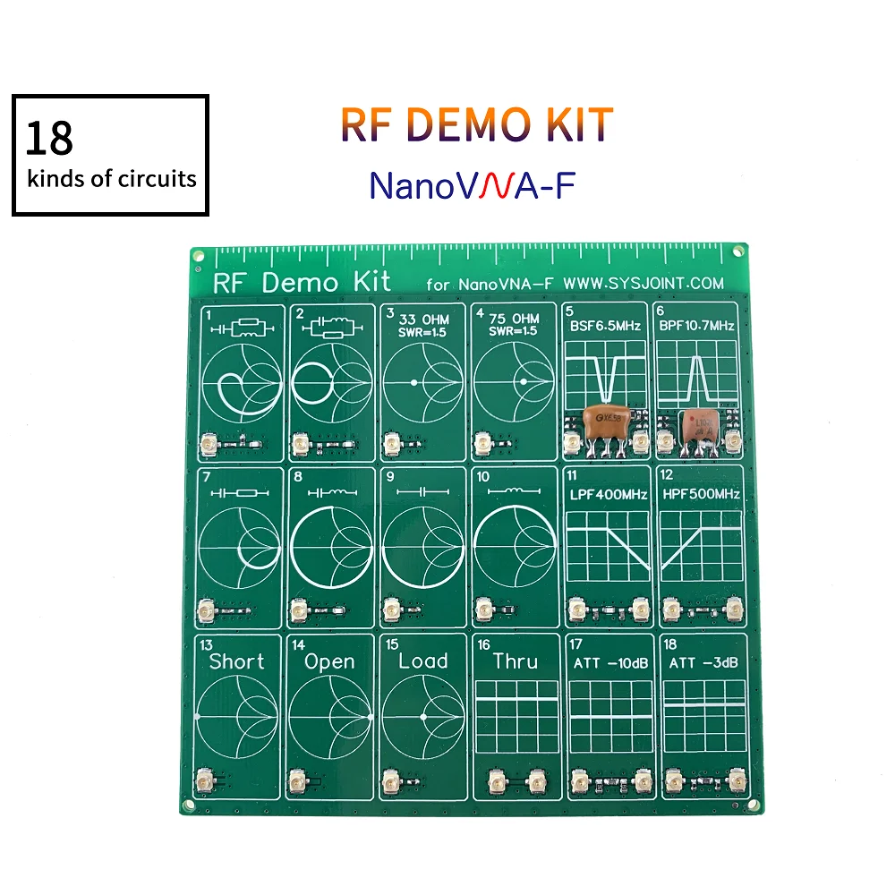 Радиочастотный демо комплект NanoVNA nanonva f RF монтажная плата фильтрующий