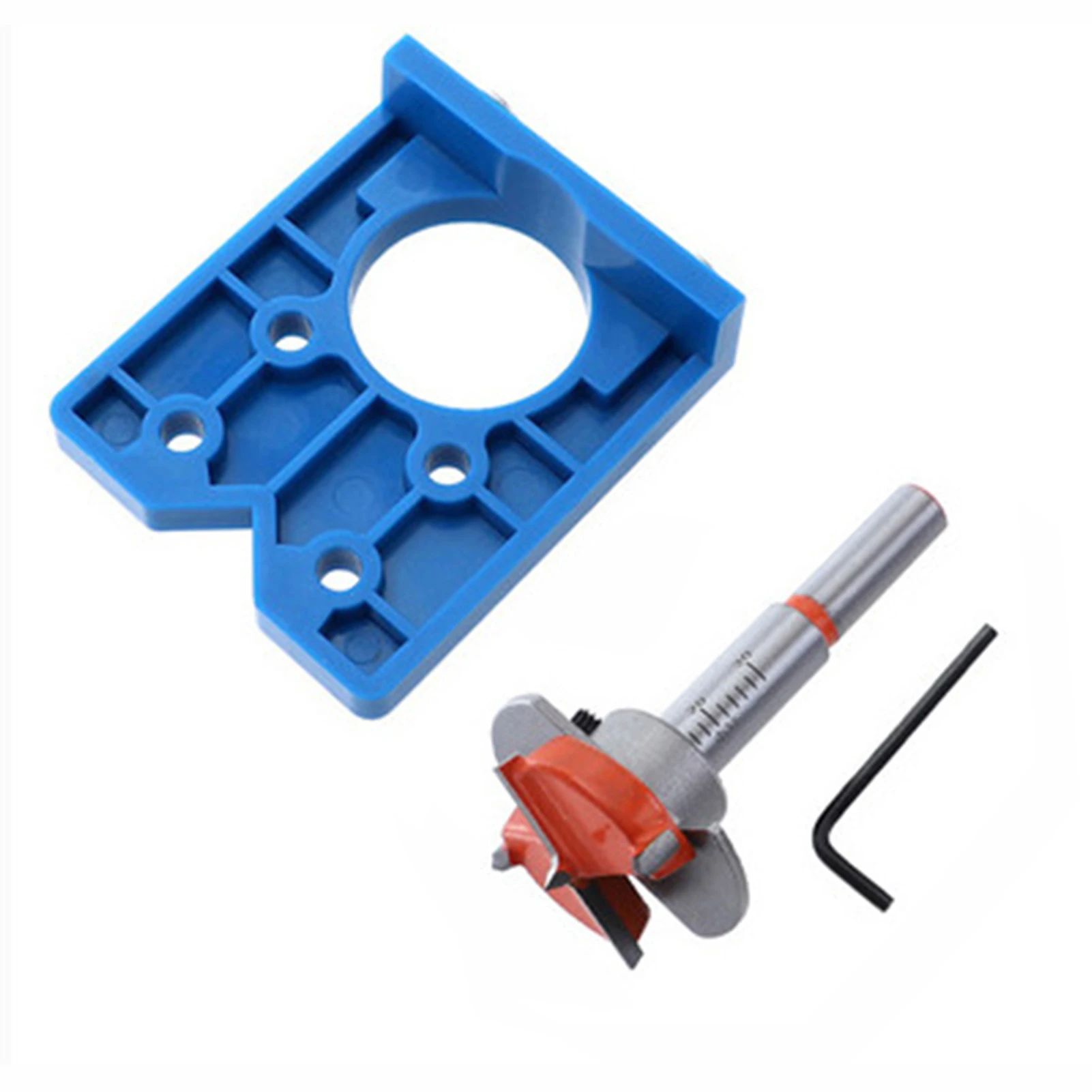 35mm Hinge Drilling Guide Hinge Hole Drill Locator Jig Mount Plates