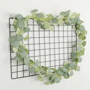 

Artificial Green Eucalyptus Vines Rattan artificial Fake Plants Ivy Wreath Wall Decor Vertical Garden Wedding Decoration hs1