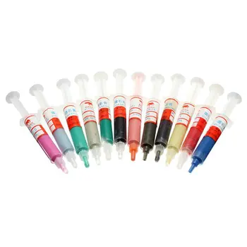 

TOP!-12Pcs Diamond Polishing Lapping Paste Compound Syringes 0.5-40 Micrometer 5 Gram