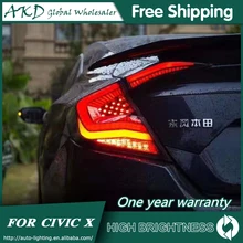 Задний фонарь для автомобиля Honda CIVIC X G10- CIVIC светодиодная сигнальная лампа Противотуманные фары DRL дневные ходовые огни тюнинг автомобильные аксессуары