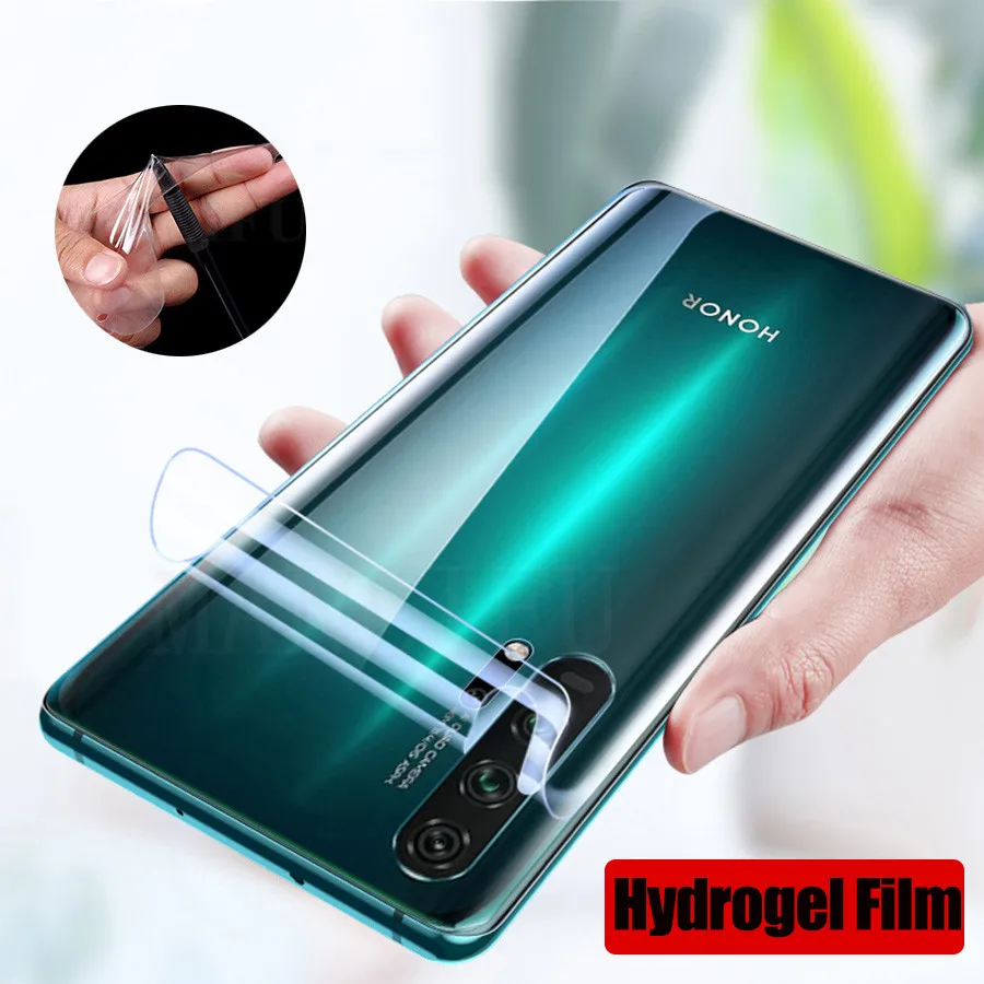 

Front Back Soft Silicone Hydrogel Screen Protector TPU Film For Huawei Honor 20 Pro 20i View 20 Full Premium Screen Protector