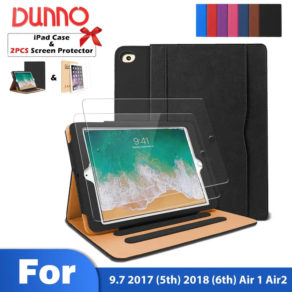 2017 2018 iPad 9 7 Чехол флип-чехол для 5/6th поколение Air 1 2 планшета оболочка защита Fundas Coque