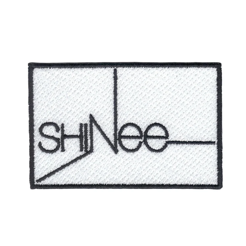 K-Pop Shinee корейский популярный логотип музыкальной группы вышитый утюгом патч |