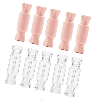 

10pcs/Set DIY Crystal Transparent Lip Glaze Tube Lip Gloss Tube Liquid Eye Shadow Eyelash Tube Clear Cosmetic Containers Tube