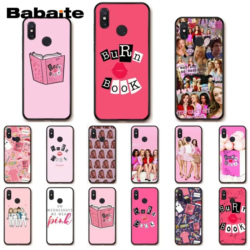 Чехол для телефона Babaite Burn Book Mean Girls Kiss Xiaomi mi5 6 A1 A2 Lite Mi9 9SE mi8lite 8explorer Pocophone F1 |