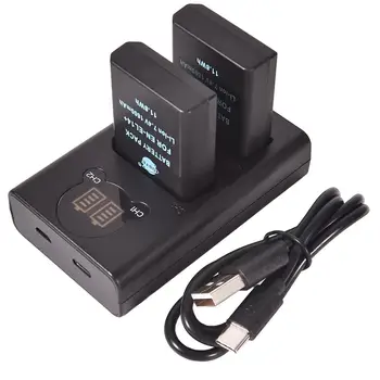 

DSTE 2PCS EN-EL14 Battery with Dual LCD Battery Charger Kit for Nikon D5100,D5200,D5300,DF,P7000,P7100,P7200,D3400,D5600,D3500