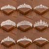 Bridal Tiara Hair Crown Wedding Hair Accessories For Women Silver Color Crown For Bridal Crowns And Tiara Women Accessories ► Photo 1/6
