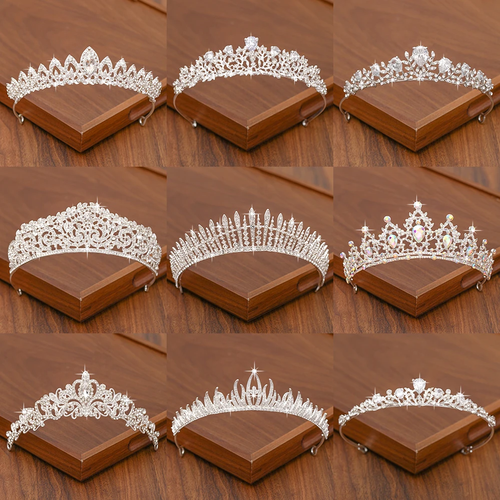 Microcomputer Ongepast Beschuldigingen Bridal Tiara Haar Kroon Bruiloft Haar Accessoires Voor Vrouwen Zilver Kleur  Kroon Voor Bruids Kronen En Tiara Vrouwen Accessoires Cadeau|Haarsieraden|  - AliExpress