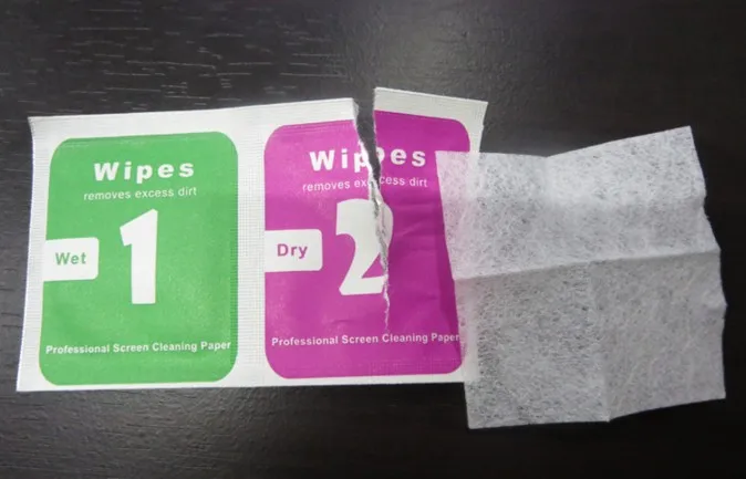 Alcohol Wipes Dry Wet Cleaning Wipes Paper Camera Lens Phone Screen Dust Removal for iPhone LCD Screen Cleaner 500*Dry+500*Wet