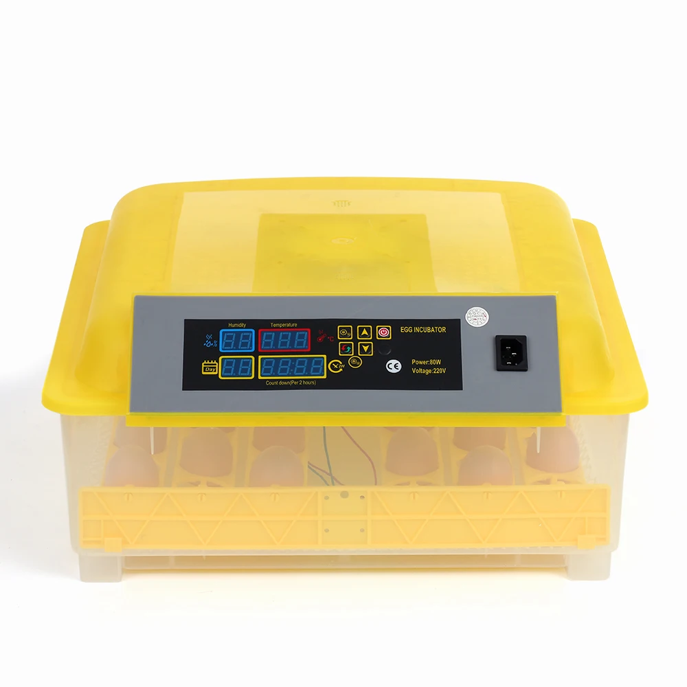 

48-Eggs Intelligent Automatic Egg Incubator Temperature Control Hatcher for Hatching Chicken Duck Bird Quail Poultry AC220V