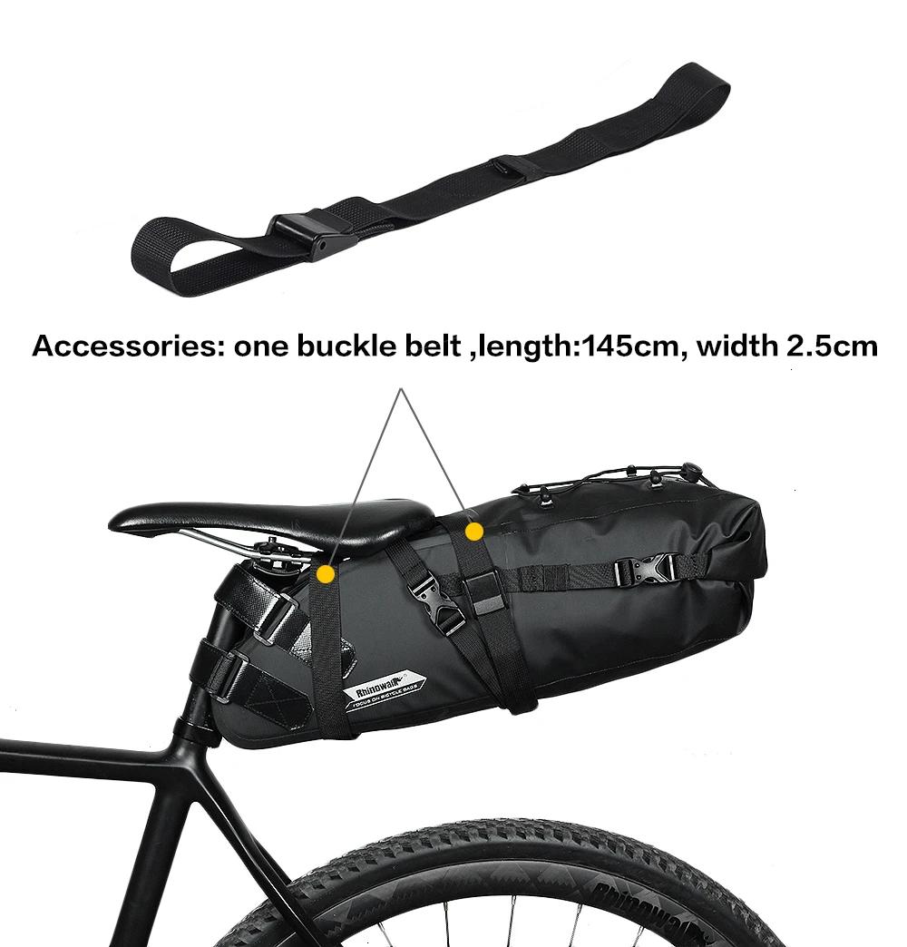 Flash Deal RHINOWALK 10L 12L Full Waterproof Bicycle Saddle Bag Road Mountain Bike Cycling Rear Rack Bag Luggage Pannier Bike Accessories 23 Flash Deal RHINOWALK 10L 12L Full Waterproof Bicycle Saddle Bag Road Mountain Bike Cycling Rear Rack Bag Luggage Pannier Bike Accessories 23