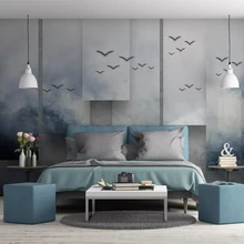 Diantu пользовательские обои 3d Фото Фреска Креативный китайский чернильный пейзаж Гостиная ТВ фон обои papel де parede