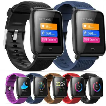 

BEESCLOVER Q9 Smart Watch Blood Pressure Heart Rate Monitor Fitness Waterproof Bracelet Touch Color Screen Smart Watch d29