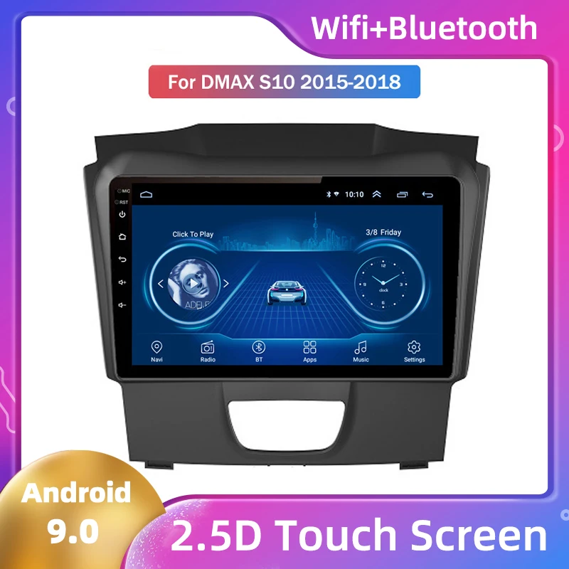 For Isuzu DMAX Chevrolet S10 2015 2016 2017 2018 Universal Android 9.0 Car Radio Stereo Navigation GPS Multimedia Player Wifi | Автомобили