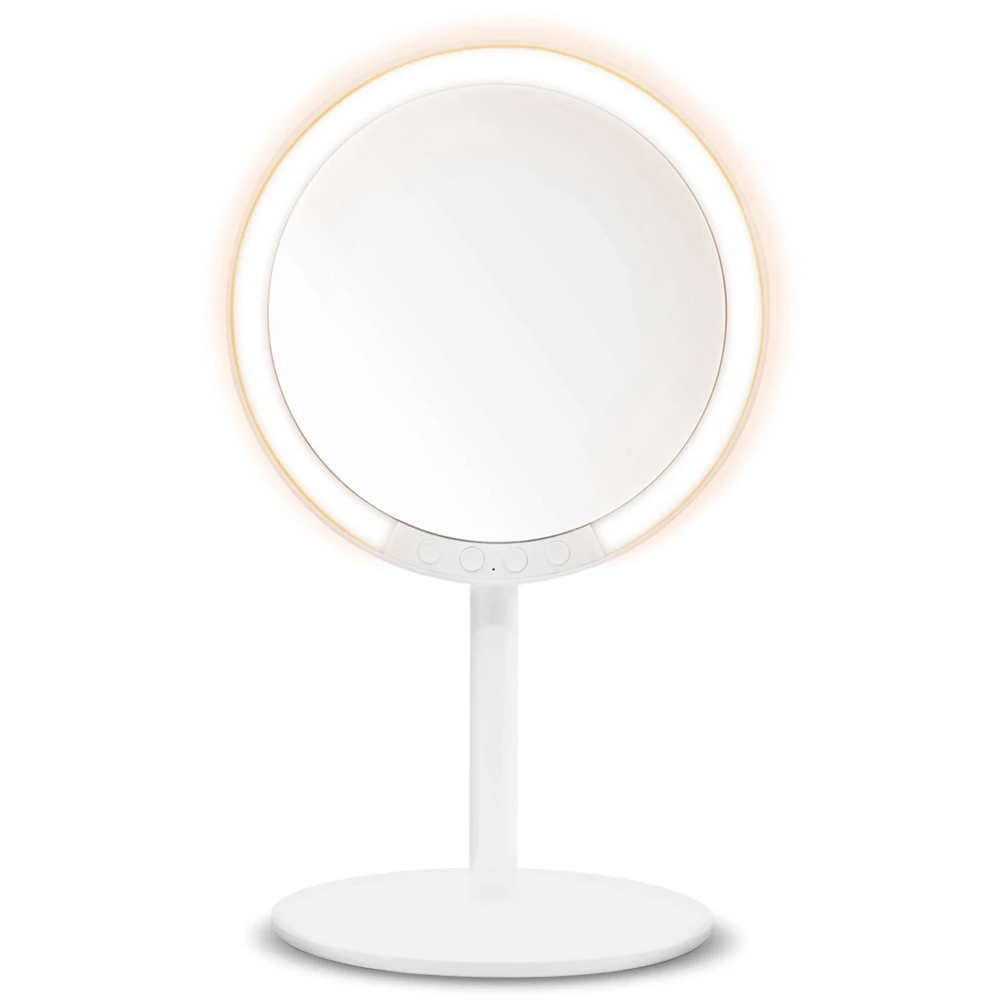 

Mirrors 90 Degrees Rotation Makeup Mirror Adjustable 7colors 66 LED Lighted LED Touch Screen Portable Luminous Mirrors Dropship