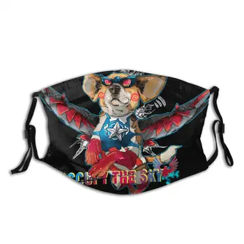 

protective mask with filter Super Hero Falcon Beagle Occupy The Sky anti dust PM2.5 reuse adult teen child girl