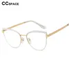 48193 Vintage Cat Eye Anti-blue Light Metal Glasses Frames Men Women Optical Fashion Computer Glasses ► Photo 2/6