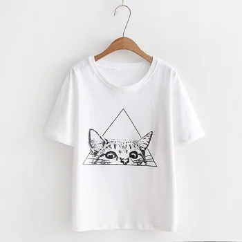 

New T Shirt Print Cotton O-Neck Summer Style Female T-Shirt fashion ladies funny Clothes