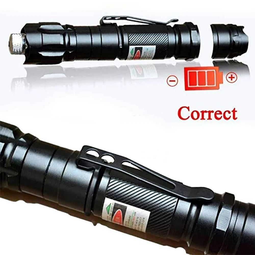 Зеленая лазерная указка высокой мощности 532 нм 5 мВт ручка регулируемая красная с