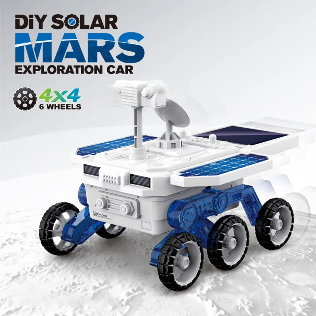 

DIY Building Blocks Explorer Car Toys For Kids Children Assembly Kit Toys Educational Toys Gift Solar Powered Cars