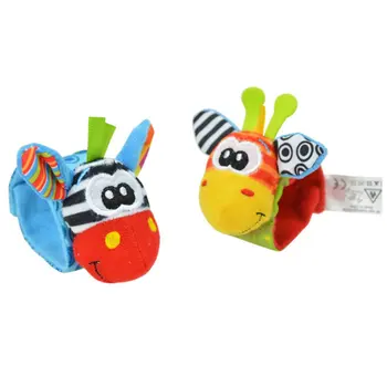 

1 Pcs Baby Bell Toy Socks Wristband Infant Baby Kids Socks Rattle Toy Wrist Rattle And Foot Socks 0-24 Months