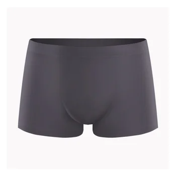 

Seamless Men Boxers Luxury Silk Underwear Spandex 3D Crotch Boxer Nylon Shorts Slips XXXL