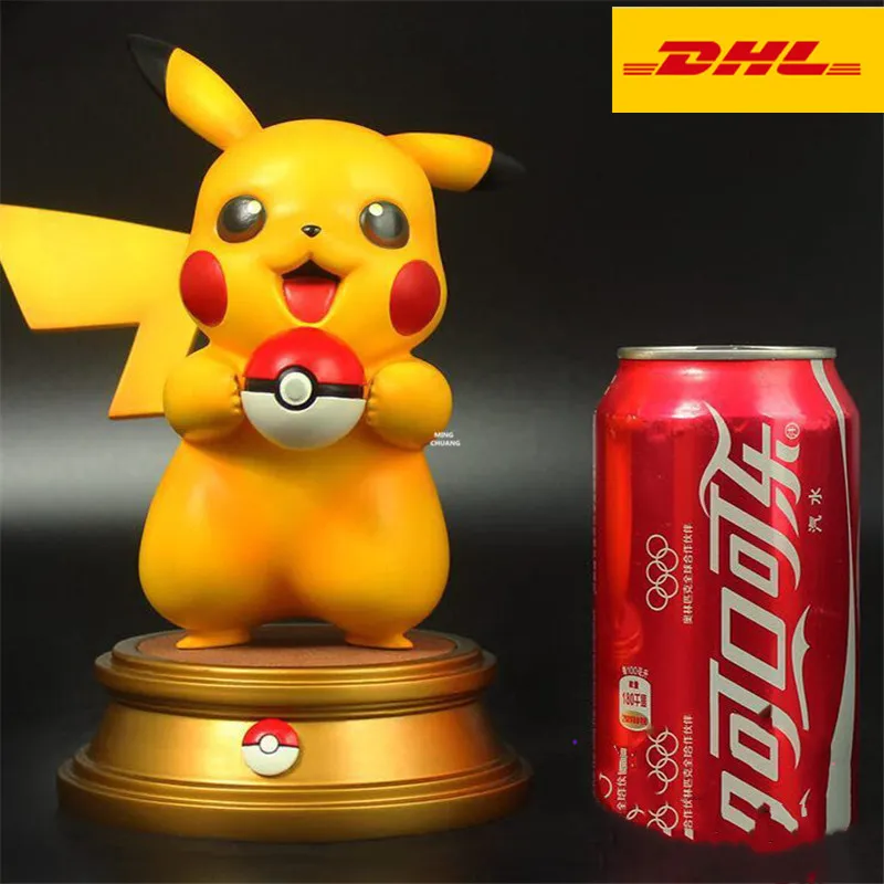 

8" Cartoon Statue Kawaii Pet Bust Pikachu Full-Length Portrait 1/8 Scale Simulation Art Craft GK Action Figure Toy BOX 20CM V701