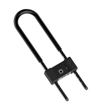 

Smart U-Shaped Fingerprint Lock L12 Carbon Structural Steel Anti-Theft Office Glass Door Lock Bicycle Motorcycle
