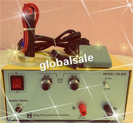 DX-80A импульсный точечный сварочный агрегат Золото Серебро Платина и т. Д. Ювелирные изделия сварочный аппарат+ Ручная точечная Импульсная Сварка ручки