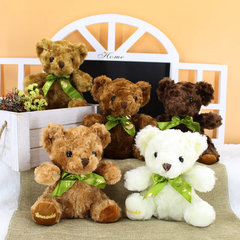 

20CM Soft Teddy Bears Stuffed Animal Toys Plush Dolls Kids Party Gifts