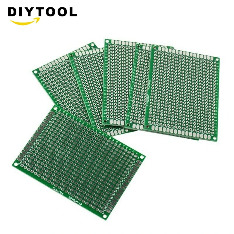 1/10PCS Double Side Prototype PCB Bread board Tinned Universal 2x8cm - 9x15cm | Инструменты