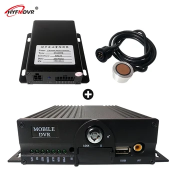 

HYFMDVR direct sales spot 4g gps mdvr SD card loop recording + Ultrasonic oil detector forklift / sanitation truck