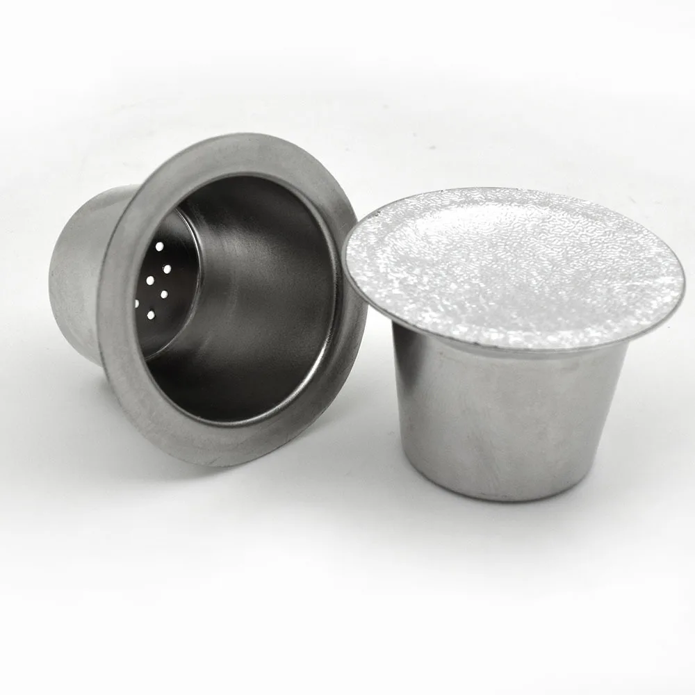 Многоразовые капсулы для кофе из нержавеющей стали Crema Espresso для машины Nespresso