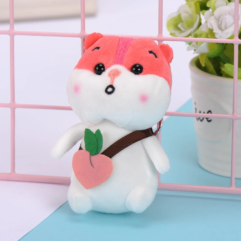 

Creative backpack fruit hamster doll bag hanging ornaments plush doll toy children small gifts