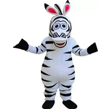 

Newly Adult Zebra Mascot Costume Suits Cosplay Party Game Dress Outfits Clothing Advertising Carnival Halloween Easter Festival