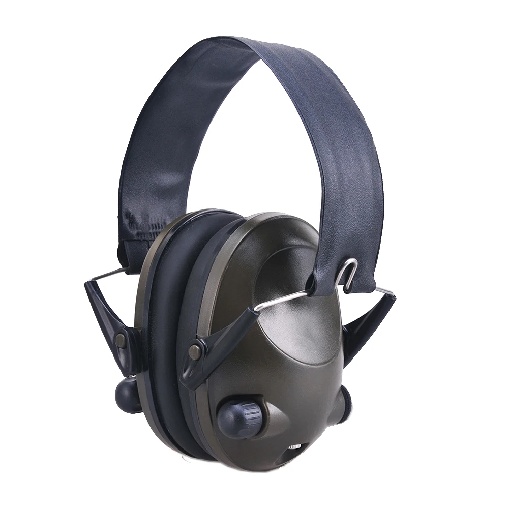 

Electronic Active Portable Ear Protector Hunting Foldable Soft Earmuffs Shooting Noise Reduction Sound Insulation Solid
