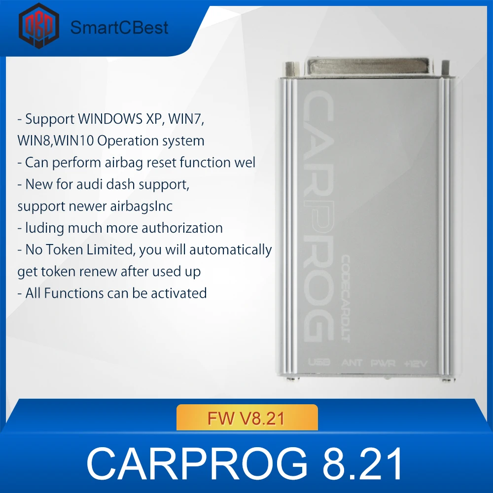 Carprog V8.21 полная идеальная онлайн версия V10.93 со всеми 21 адаптерами включая полную