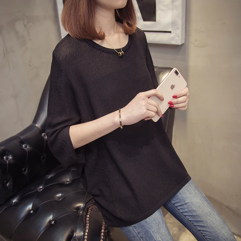 OHCLOTHING свитер женский пуловер 1641-круглый воротник рукава летучая мышь пальто свитер 50 T область 20