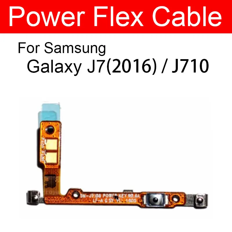 Гибкий кабель FPC для Samsung Galaxy J7(2016) SM-J7108 J7108 J710F запасные части телефона с боковым