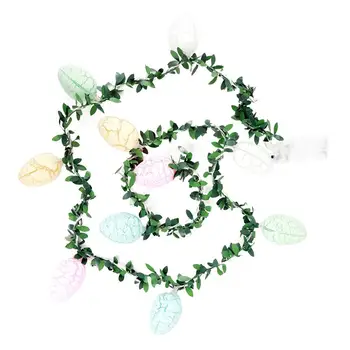 

Easter Egg String Lights Lovely Simulation Cane Light Party Decoration for Easter Festival Bedroom Birthday (1.65m, 10LEDs)
