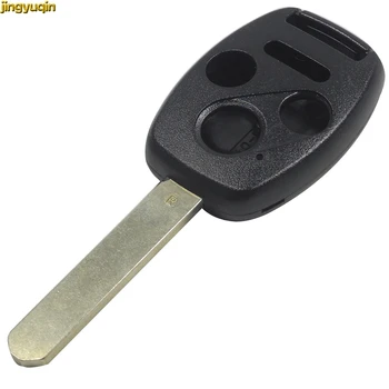 

Jingyuqin 20pc 4 Button Car-Styling Remote Key Case Shell Cover Fob for Honda 2003 2008 2009 Accord Cr-V Civic Insight Ridgeline