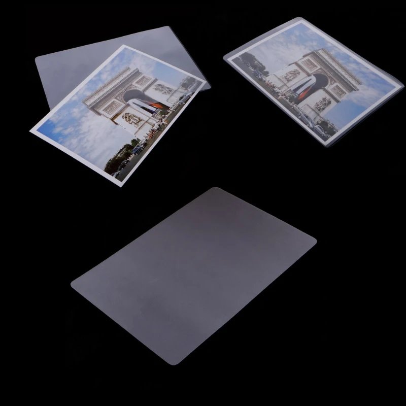 100Pcs 4"x6" Laminate Film Thermal Laminating Pouch Glossy Protect Photo Paper